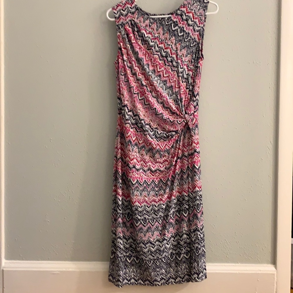 NIC + ZOE Getting spicy ruched midi dress